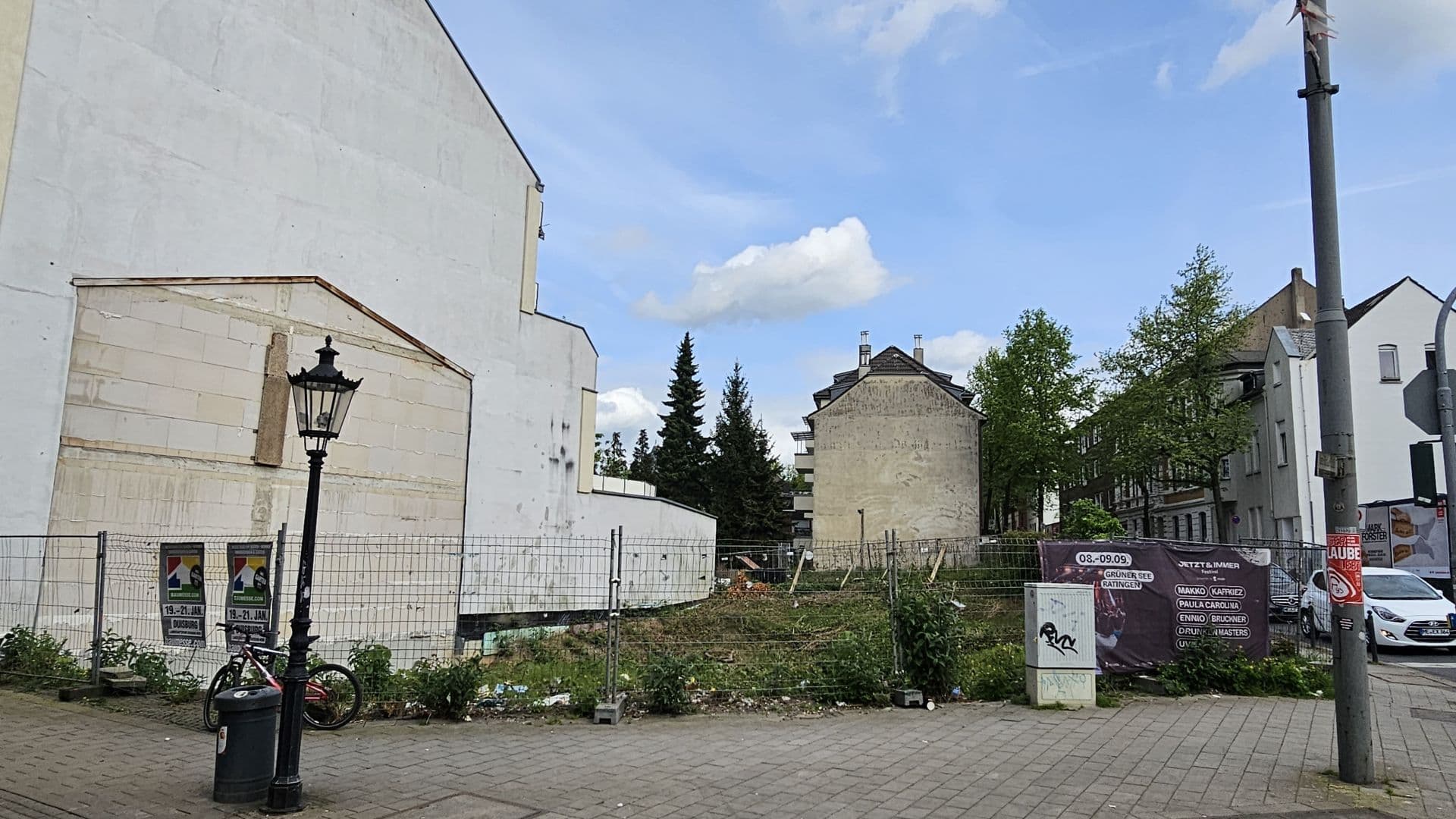 Brache an der Bechemer Straße optisch verschönern