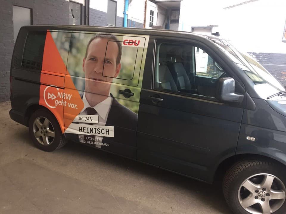 CDU Wahltaxi zur Landtagswahl am kommenden Sonntag