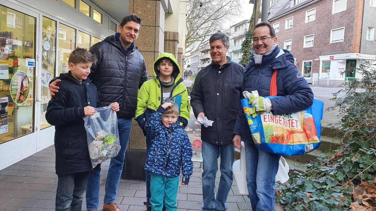 CDU säuberte die City